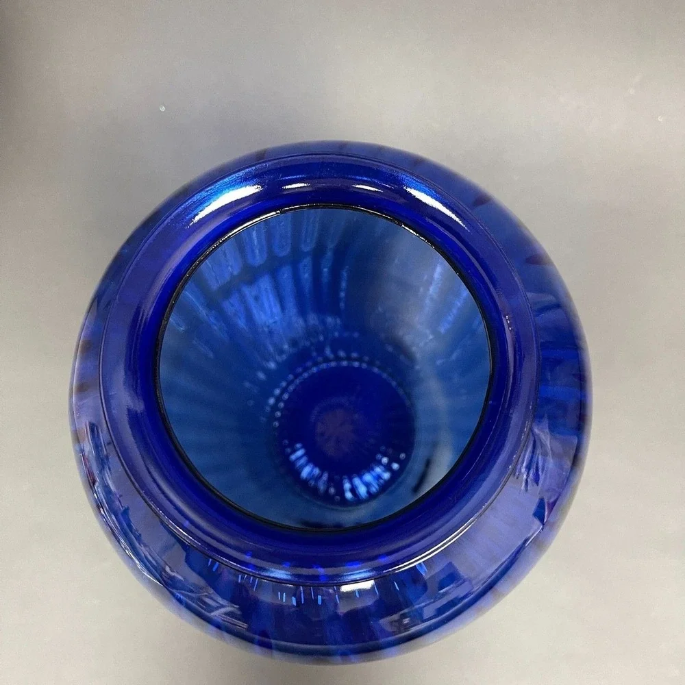 X-large Cobalt‎ Blue Glass Vase 12 5/8